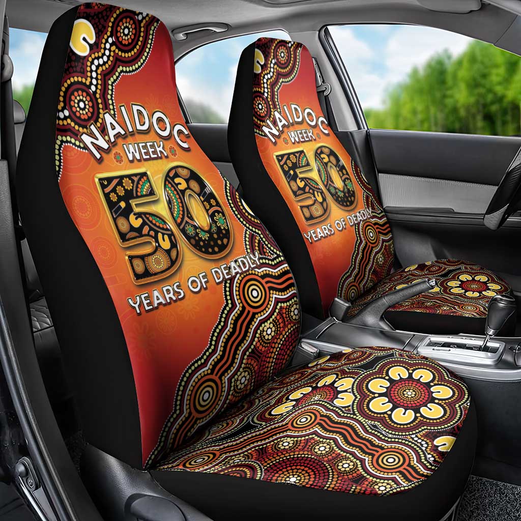 Australia Indigenous NAIDOC Week 2026 Car Seat Cover 50 Years Of Deadly