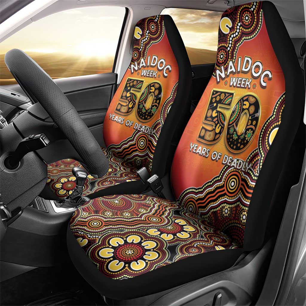 Australia Indigenous NAIDOC Week 2026 Car Seat Cover 50 Years Of Deadly
