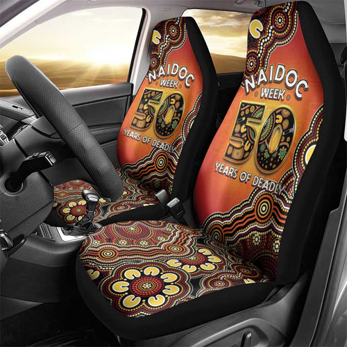 Australia Indigenous NAIDOC Week 2026 Car Seat Cover 50 Years Of Deadly