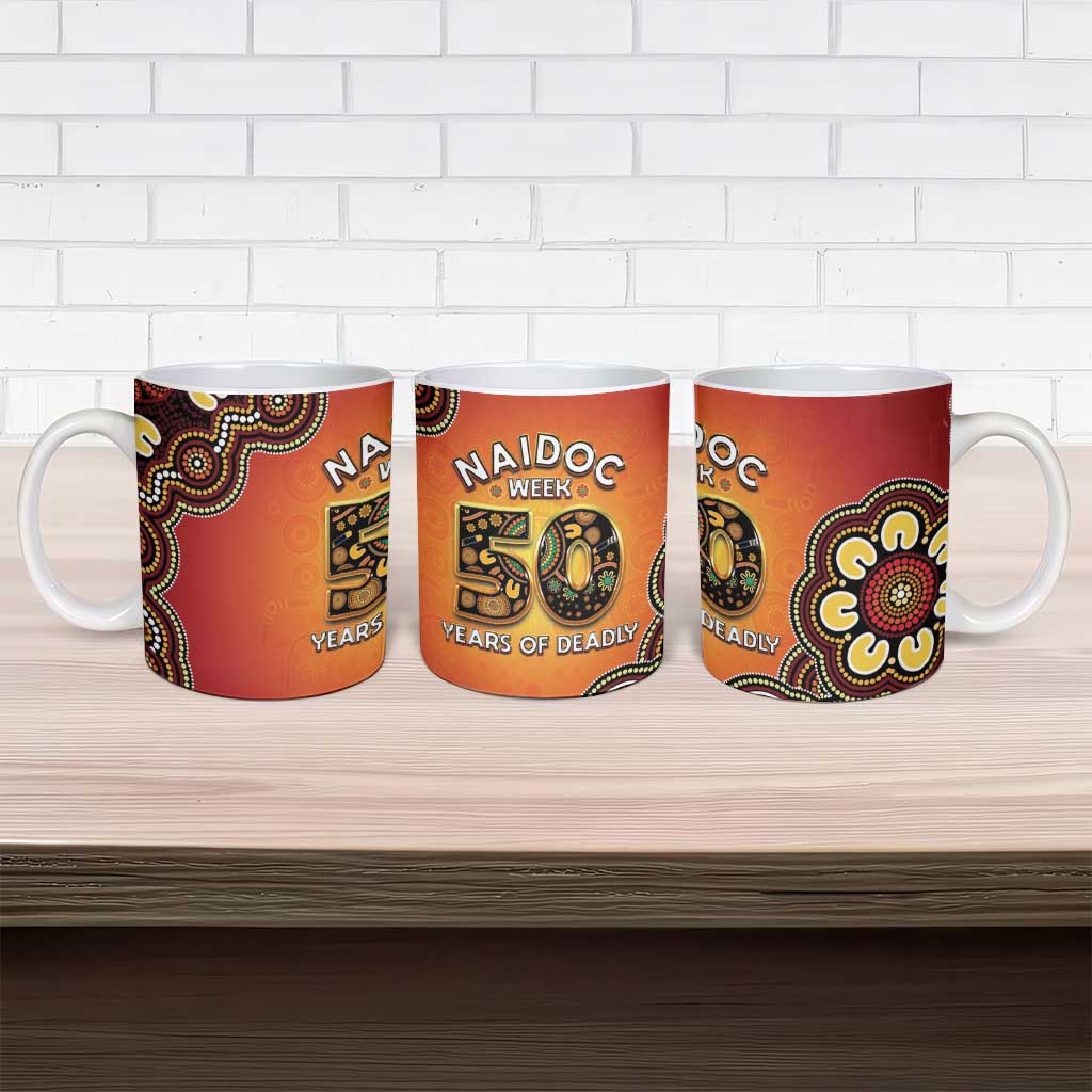 Australia Indigenous NAIDOC Week 2026 Ceramic Mug 50 Years Of Deadly