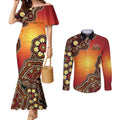 Australia Indigenous NAIDOC Week 2026 Couples Matching Mermaid Dress and Long Sleeve Button Shirt 50 Years Of Deadly