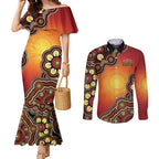 Australia Indigenous NAIDOC Week 2026 Couples Matching Mermaid Dress and Long Sleeve Button Shirt 50 Years Of Deadly