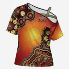 Australia Indigenous NAIDOC Week 2026 Cross Shoulder Shirt 50 Years Of Deadly