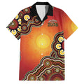 Australia Indigenous NAIDOC Week 2026 Family Matching Off Shoulder Maxi Dress and Hawaiian Shirt 50 Years Of Deadly