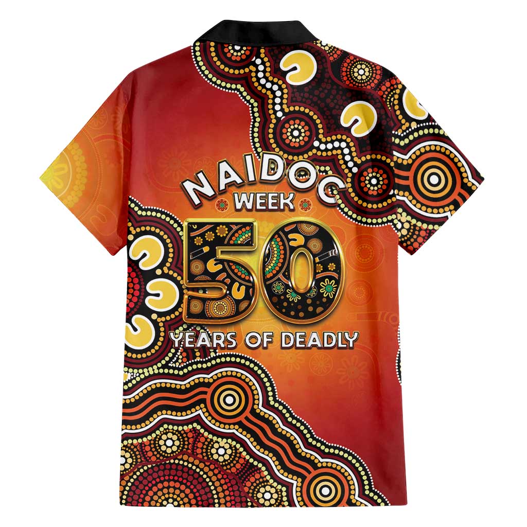 Australia Indigenous NAIDOC Week 2026 Family Matching Off Shoulder Maxi Dress and Hawaiian Shirt 50 Years Of Deadly