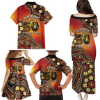 Australia Indigenous NAIDOC Week 2026 Family Matching Puletasi and Hawaiian Shirt 50 Years Of Deadly