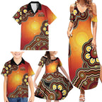 Australia Indigenous NAIDOC Week 2026 Family Matching Summer Maxi Dress and Hawaiian Shirt 50 Years Of Deadly