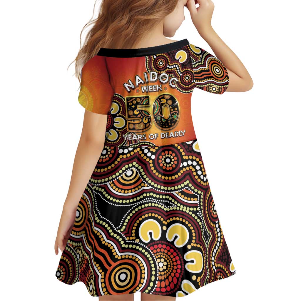 Australia Indigenous NAIDOC Week 2026 Family Matching Summer Maxi Dress and Hawaiian Shirt 50 Years Of Deadly