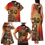Australia Indigenous NAIDOC Week 2026 Family Matching Tank Maxi Dress and Hawaiian Shirt 50 Years Of Deadly
