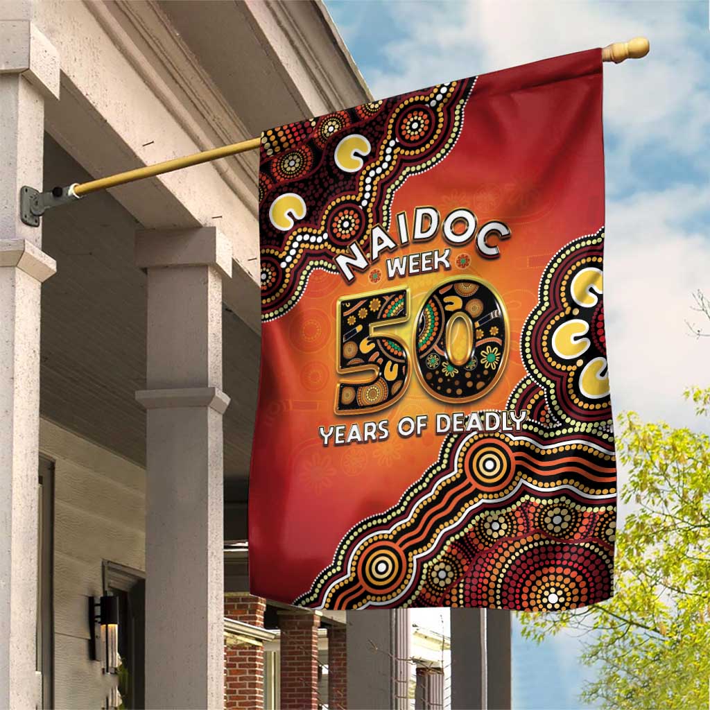 Australia Indigenous NAIDOC Week 2026 Garden Flag 50 Years Of Deadly