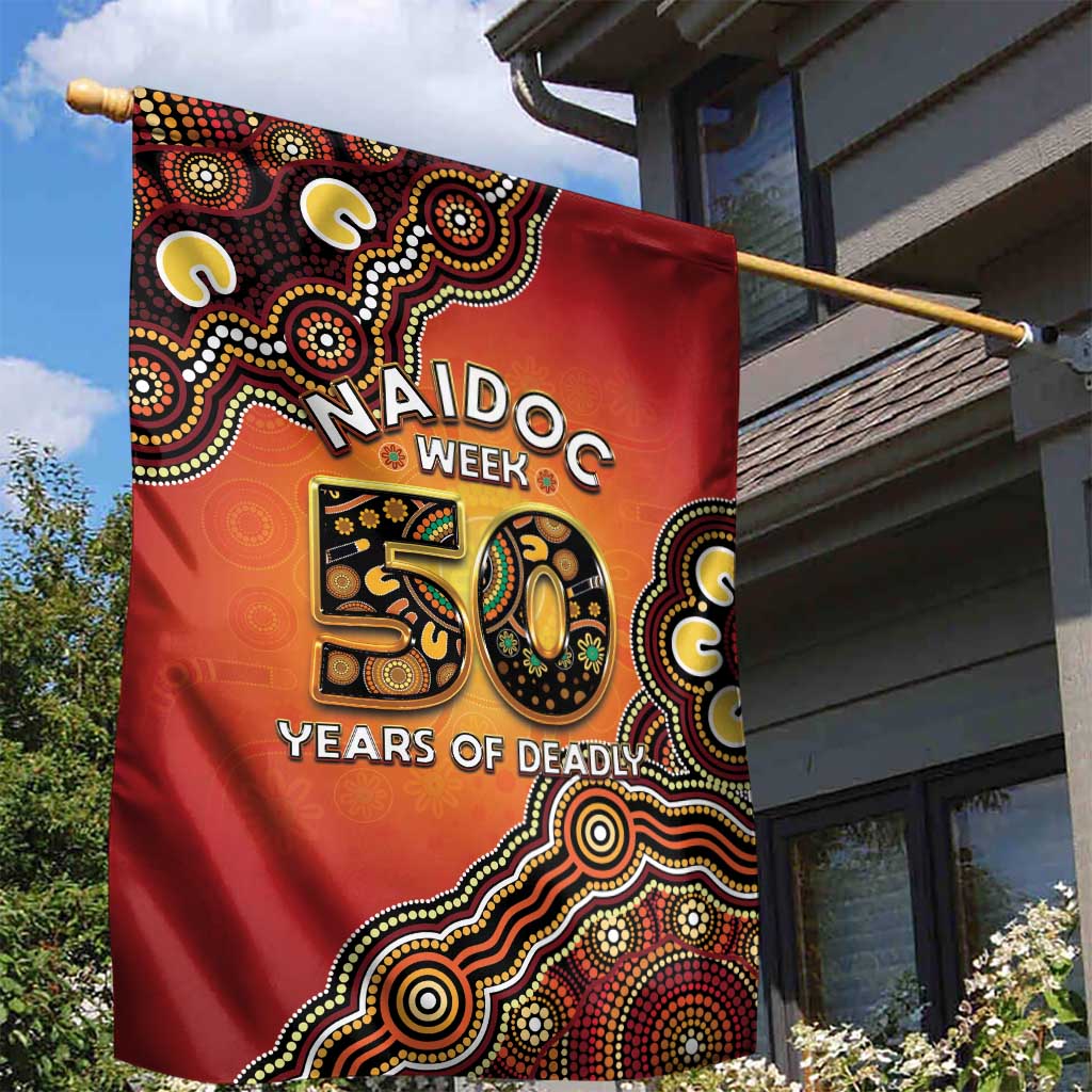 Australia Indigenous NAIDOC Week 2026 Garden Flag 50 Years Of Deadly