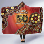 Australia Indigenous NAIDOC Week 2026 Hooded Blanket 50 Years Of Deadly