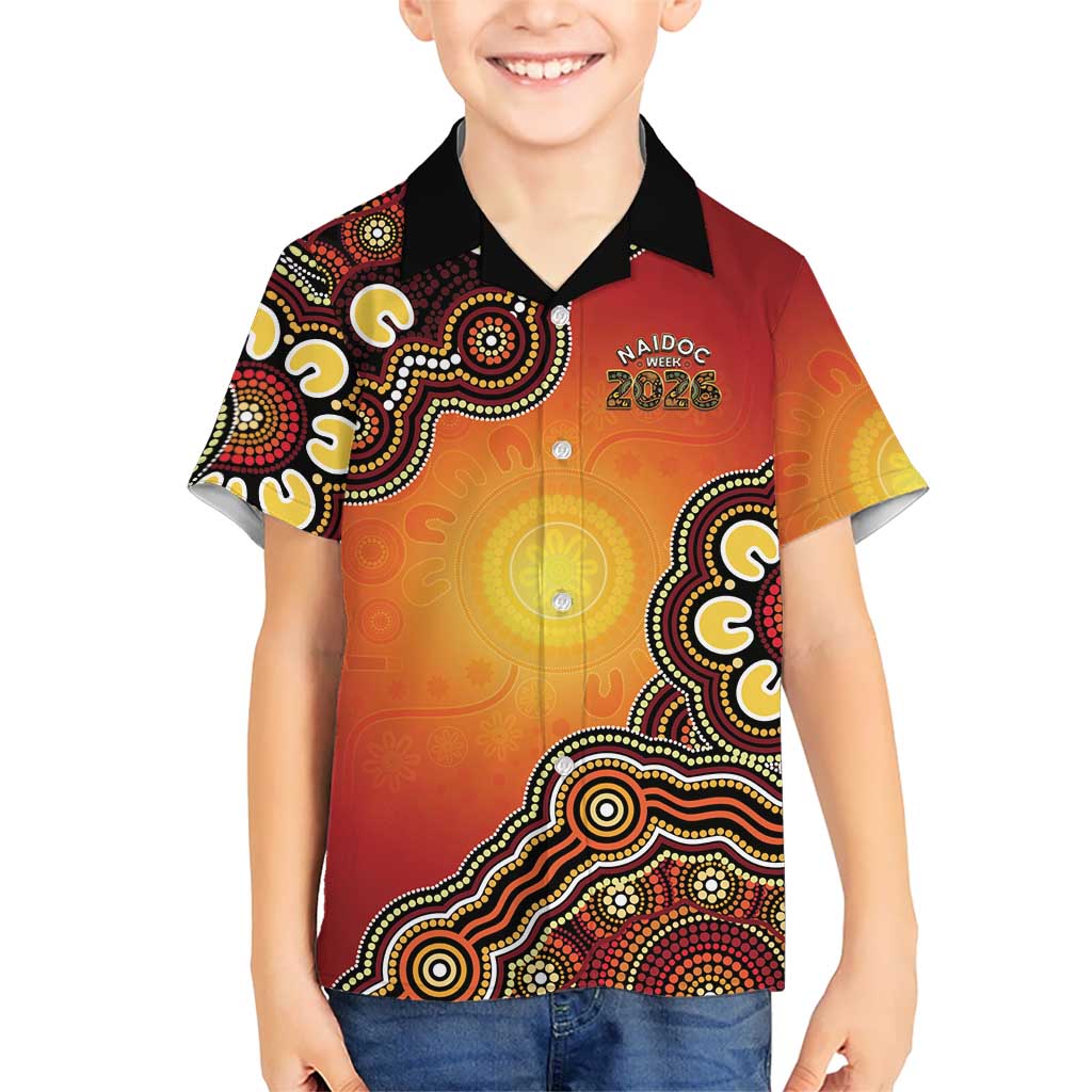 Australia Indigenous NAIDOC Week 2026 Kid Hawaiian Shirt 50 Years Of Deadly