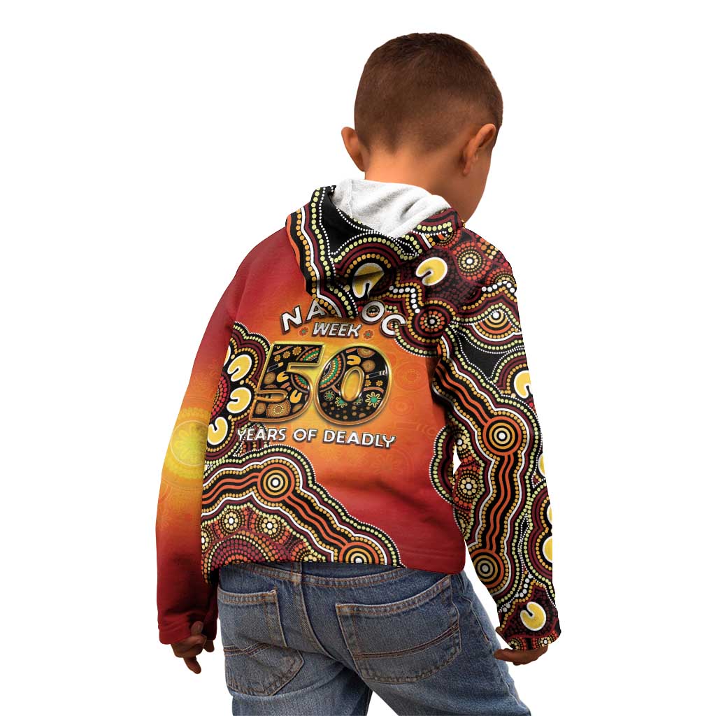 Australia Indigenous NAIDOC Week 2026 Kid Hoodie 50 Years Of Deadly
