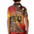 Australia Indigenous NAIDOC Week 2026 Kid Polo Shirt 50 Years Of Deadly
