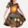 Australia Indigenous NAIDOC Week 2026 Kid Short Sleeve Dress 50 Years Of Deadly