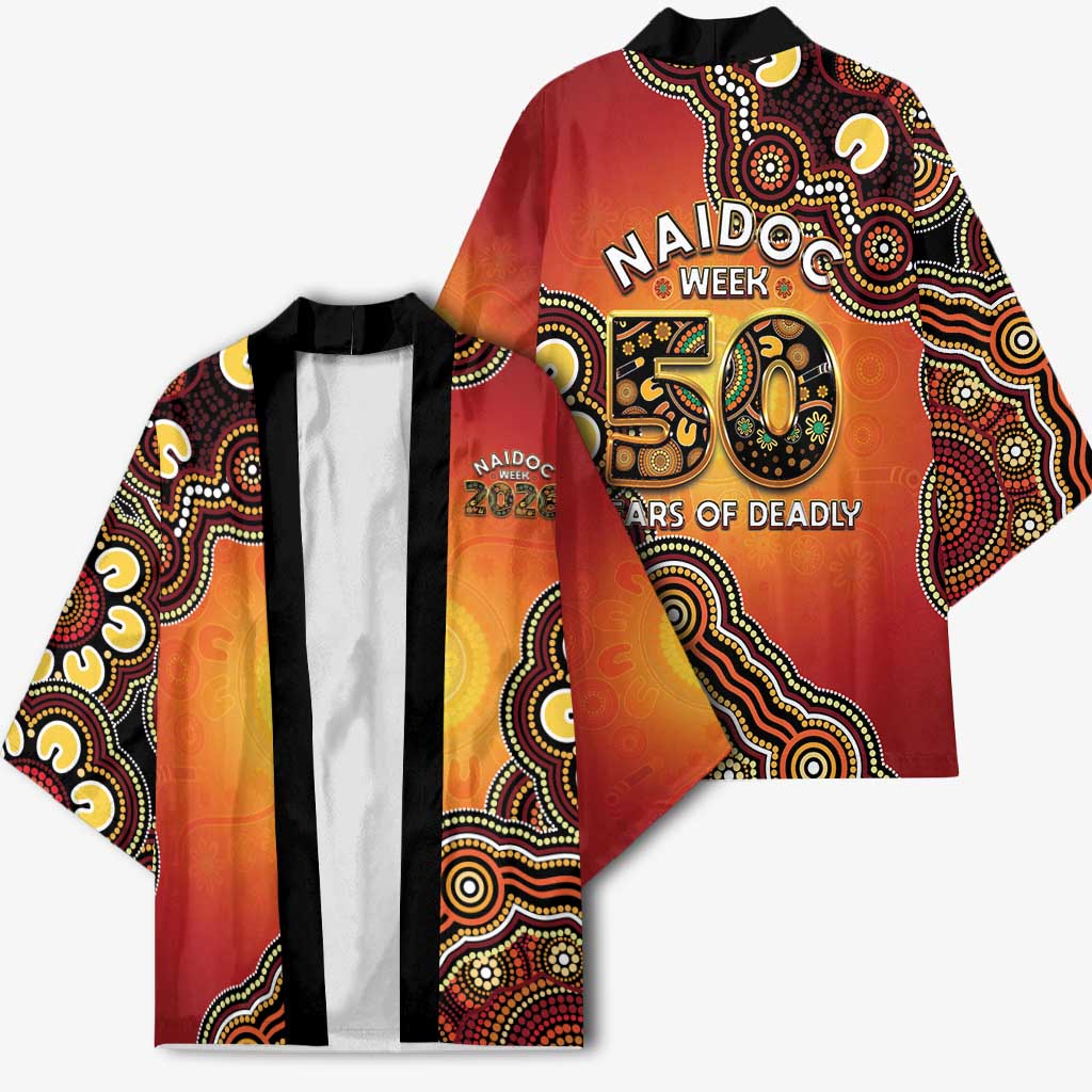 Australia Indigenous NAIDOC Week 2026 Kimono 50 Years Of Deadly