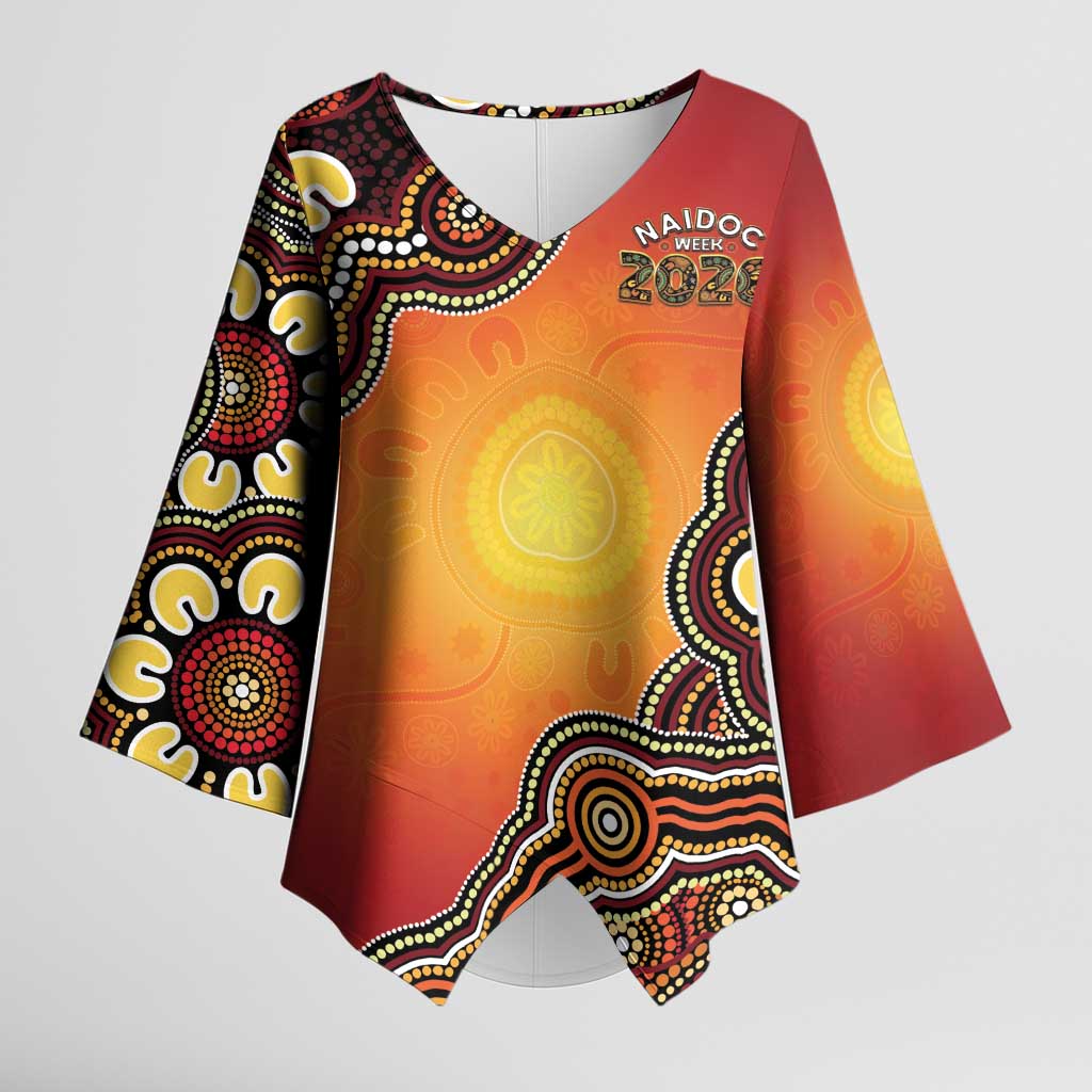 Australia Indigenous NAIDOC Week 2026 Kimono Sleeve Blouse 50 Years Of Deadly