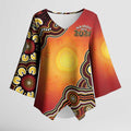 Australia Indigenous NAIDOC Week 2026 Kimono Sleeve Blouse 50 Years Of Deadly