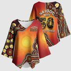Australia Indigenous NAIDOC Week 2026 Kimono Sleeve Blouse 50 Years Of Deadly