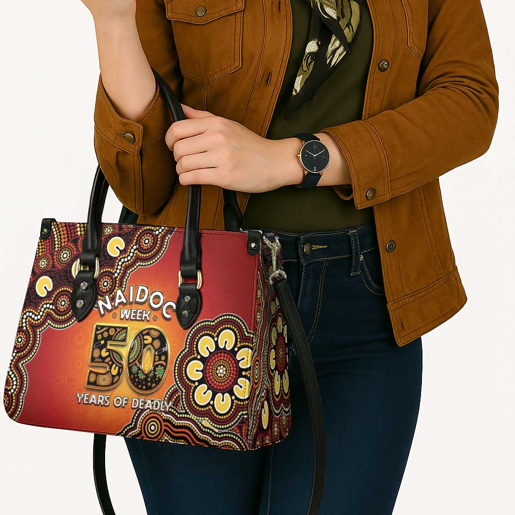 Australia Indigenous NAIDOC Week 2026 Leather Bag 50 Years Of Deadly