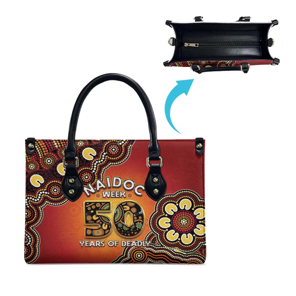 Australia Indigenous NAIDOC Week 2026 Leather Bag 50 Years Of Deadly
