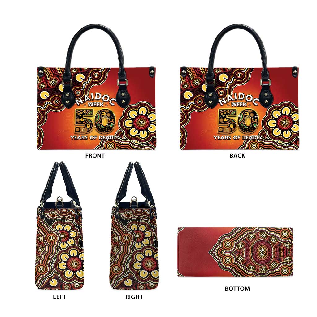 Australia Indigenous NAIDOC Week 2026 Leather Bag 50 Years Of Deadly