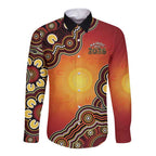 Australia Indigenous NAIDOC Week 2026 Long Sleeve Button Shirt 50 Years Of Deadly