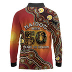 Australia Indigenous NAIDOC Week 2026 Long Sleeve Polo Shirt 50 Years Of Deadly