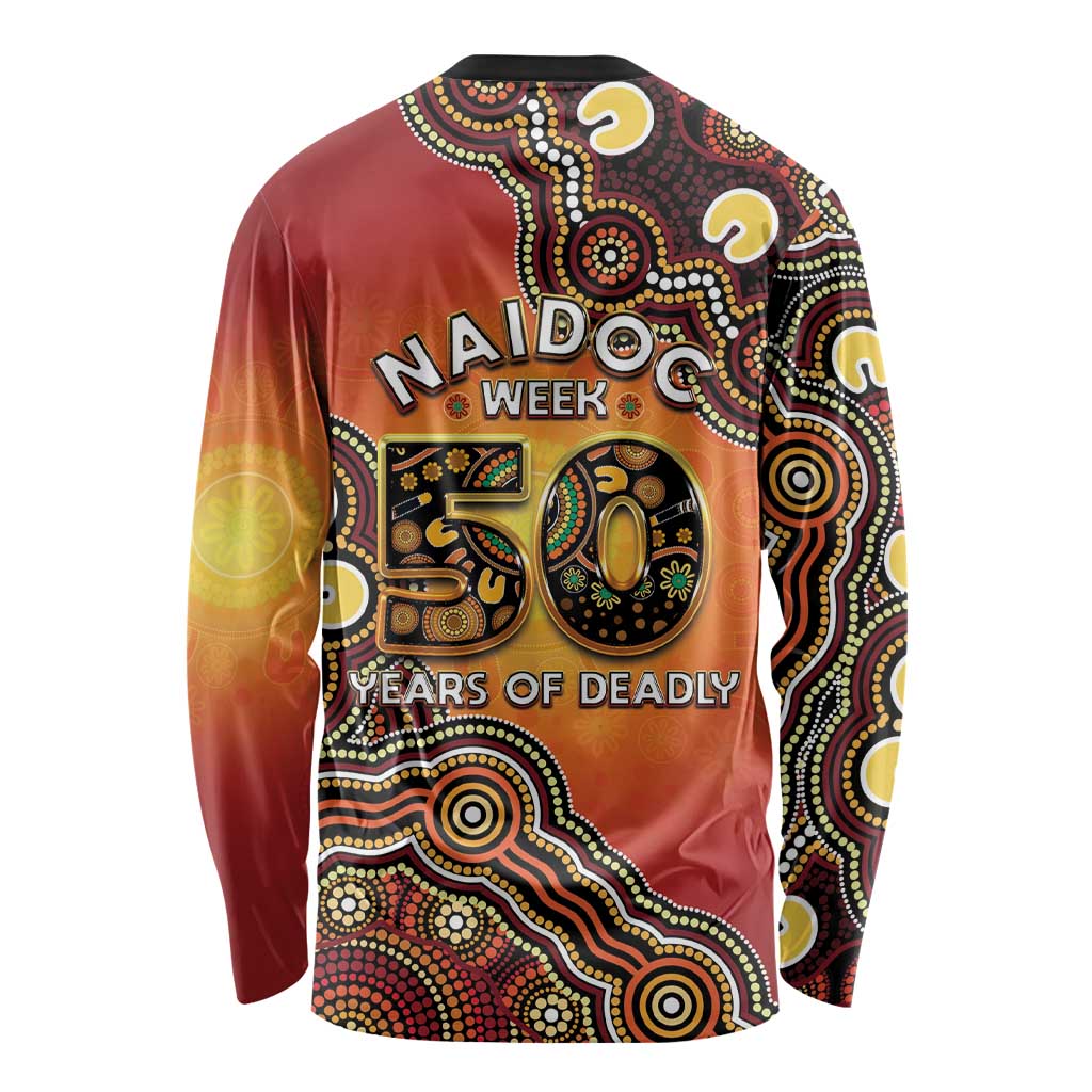 Australia Indigenous NAIDOC Week 2026 Long Sleeve Shirt 50 Years Of Deadly