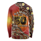 Australia Indigenous NAIDOC Week 2026 Long Sleeve Shirt 50 Years Of Deadly