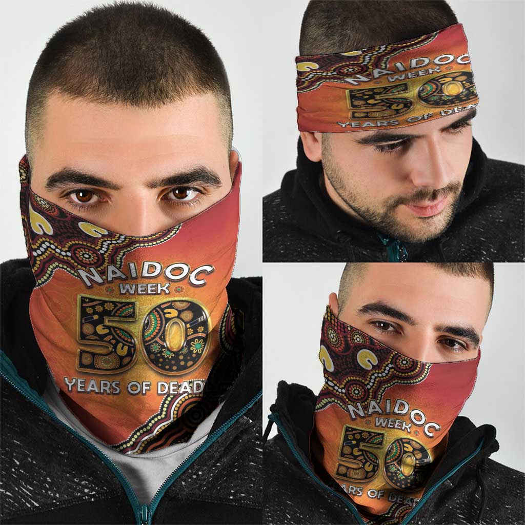 Australia Indigenous NAIDOC Week 2026 Neck Gaiter 50 Years Of Deadly