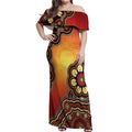 Australia Indigenous NAIDOC Week 2026 Off Shoulder Maxi Dress 50 Years Of Deadly