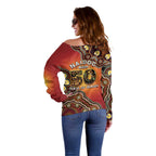Australia Indigenous NAIDOC Week 2026 Off Shoulder Sweater 50 Years Of Deadly