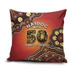 Australia Indigenous NAIDOC Week 2026 Pillow Cover 50 Years Of Deadly