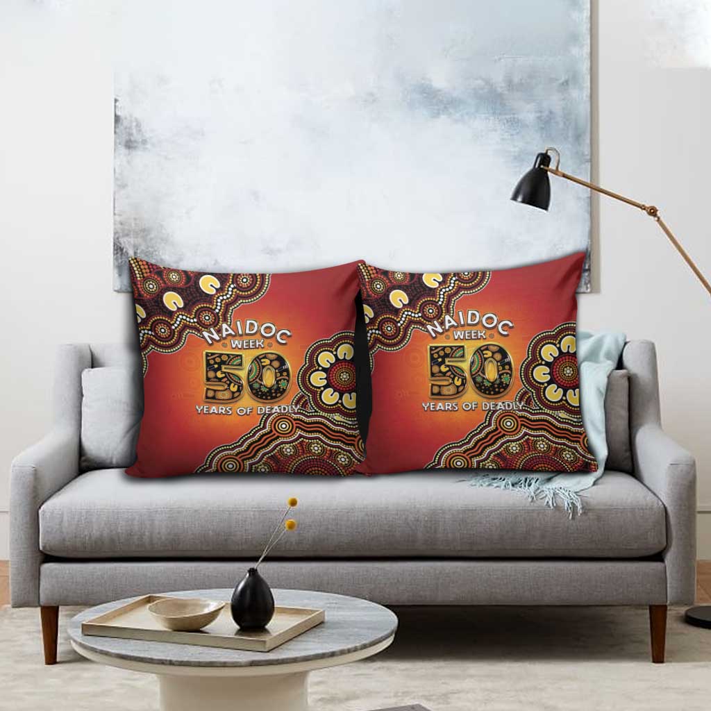Australia Indigenous NAIDOC Week 2026 Pillow Cover 50 Years Of Deadly