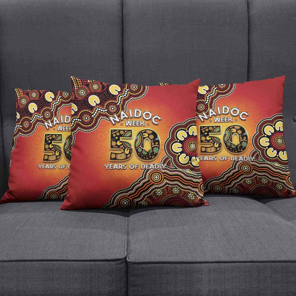 Australia Indigenous NAIDOC Week 2026 Pillow Cover 50 Years Of Deadly