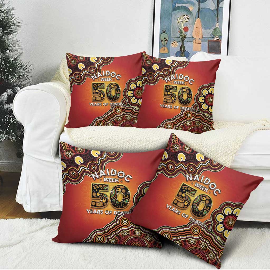 Australia Indigenous NAIDOC Week 2026 Pillow Cover 50 Years Of Deadly