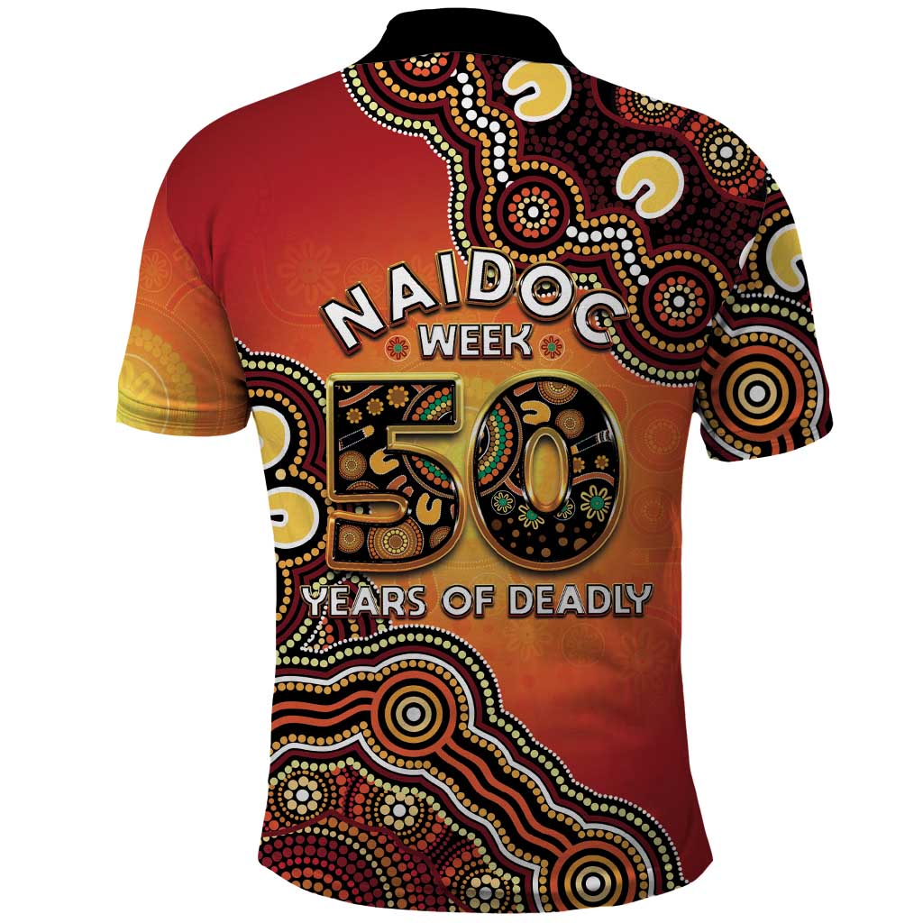 Australia Indigenous NAIDOC Week 2026 Polo Shirt 50 Years Of Deadly