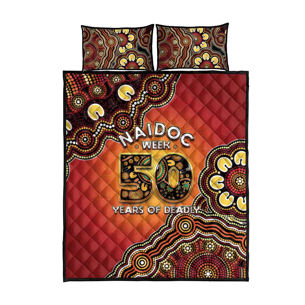 Australia Indigenous NAIDOC Week 2026 Quilt Bed Set 50 Years Of Deadly