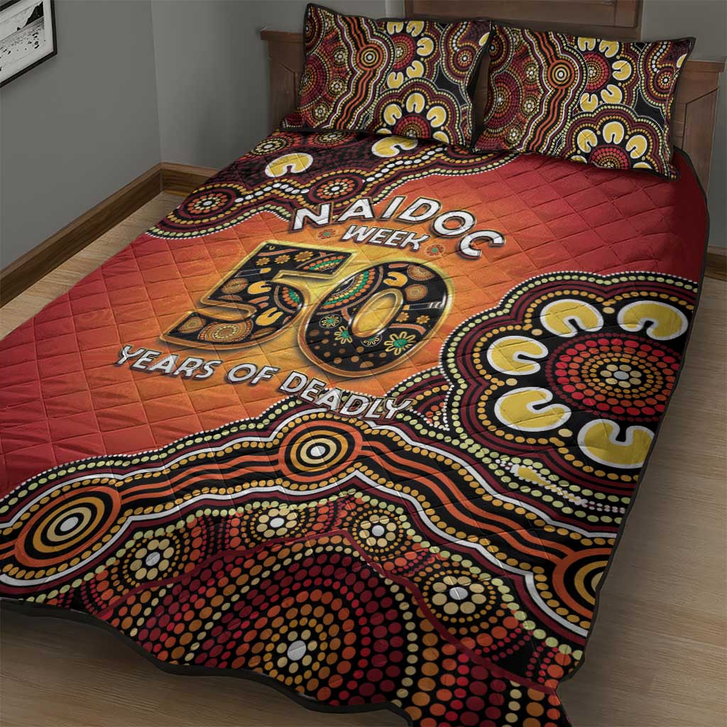 Australia Indigenous NAIDOC Week 2026 Quilt Bed Set 50 Years Of Deadly
