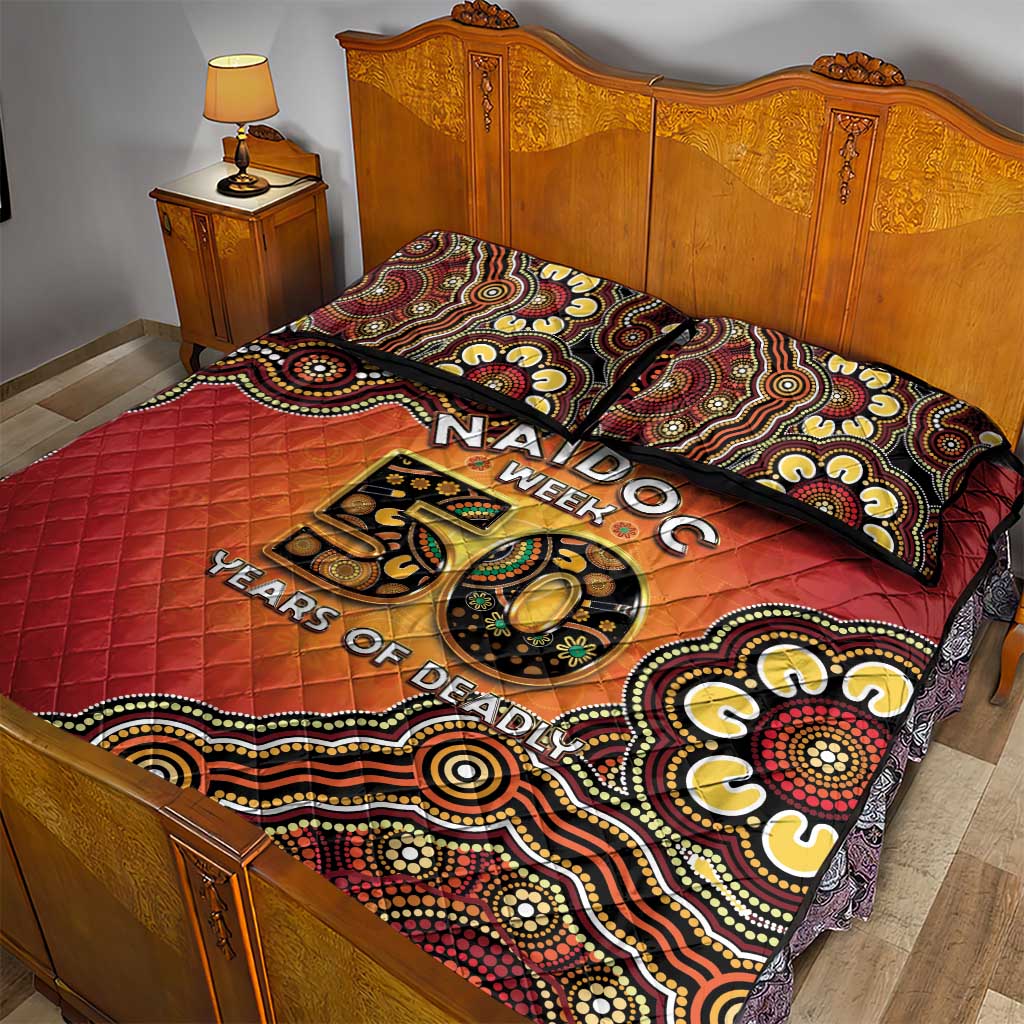 Australia Indigenous NAIDOC Week 2026 Quilt Bed Set 50 Years Of Deadly