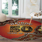 Australia Indigenous NAIDOC Week 2026 Round Carpet 50 Years Of Deadly