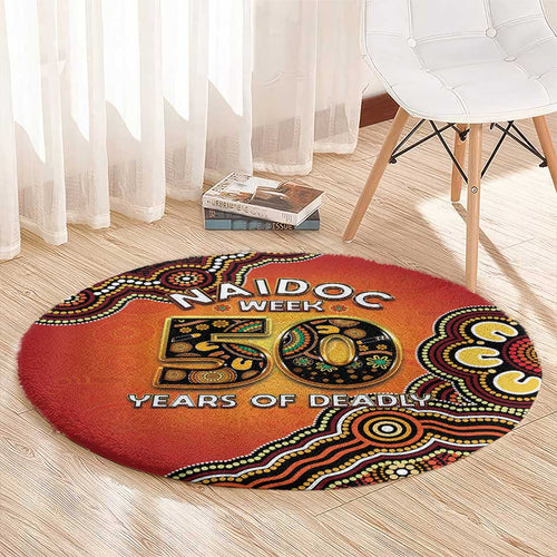 Australia Indigenous NAIDOC Week 2026 Round Carpet 50 Years Of Deadly