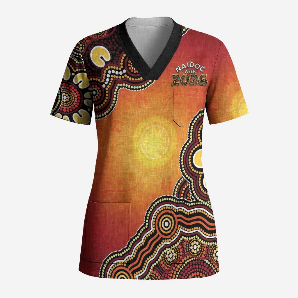 Australia Indigenous NAIDOC Week 2026 Scrub Top 50 Years Of Deadly