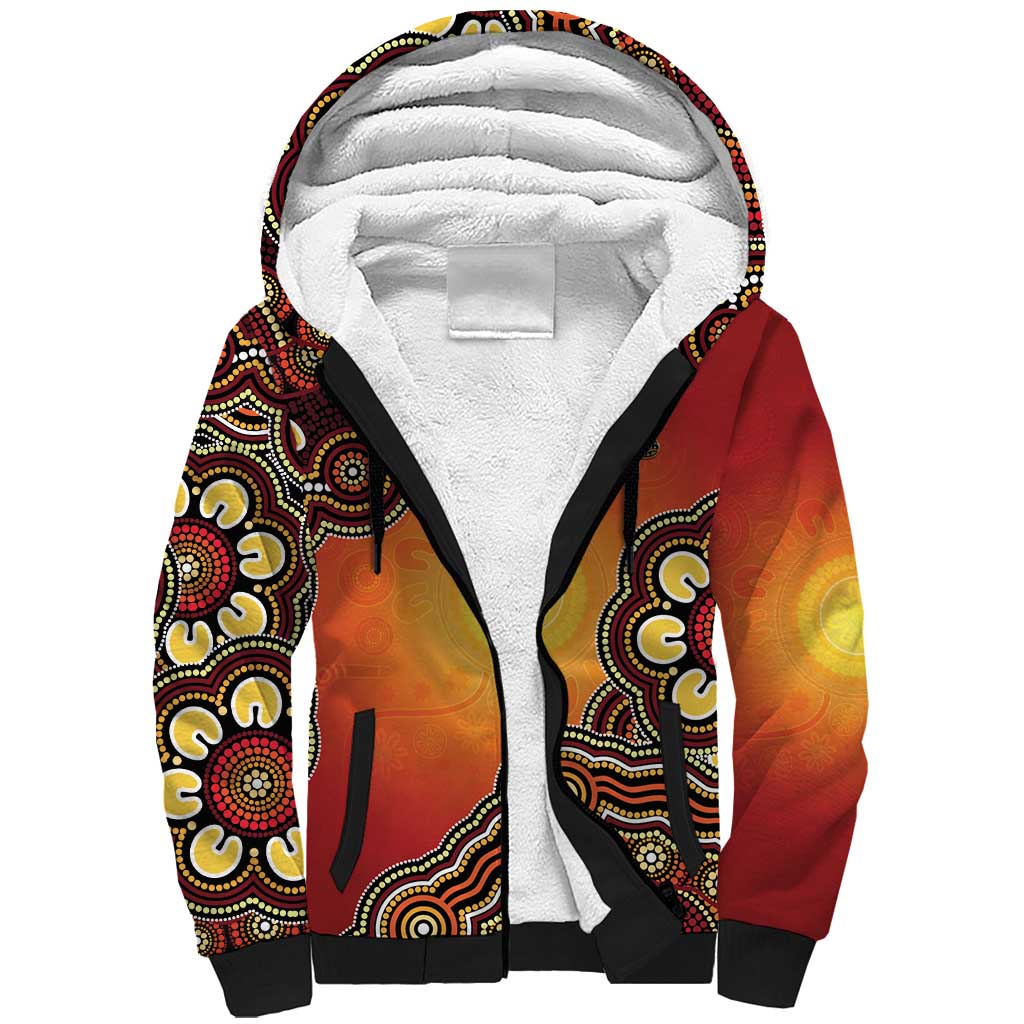 Australia Indigenous NAIDOC Week 2026 Sherpa Hoodie 50 Years Of Deadly