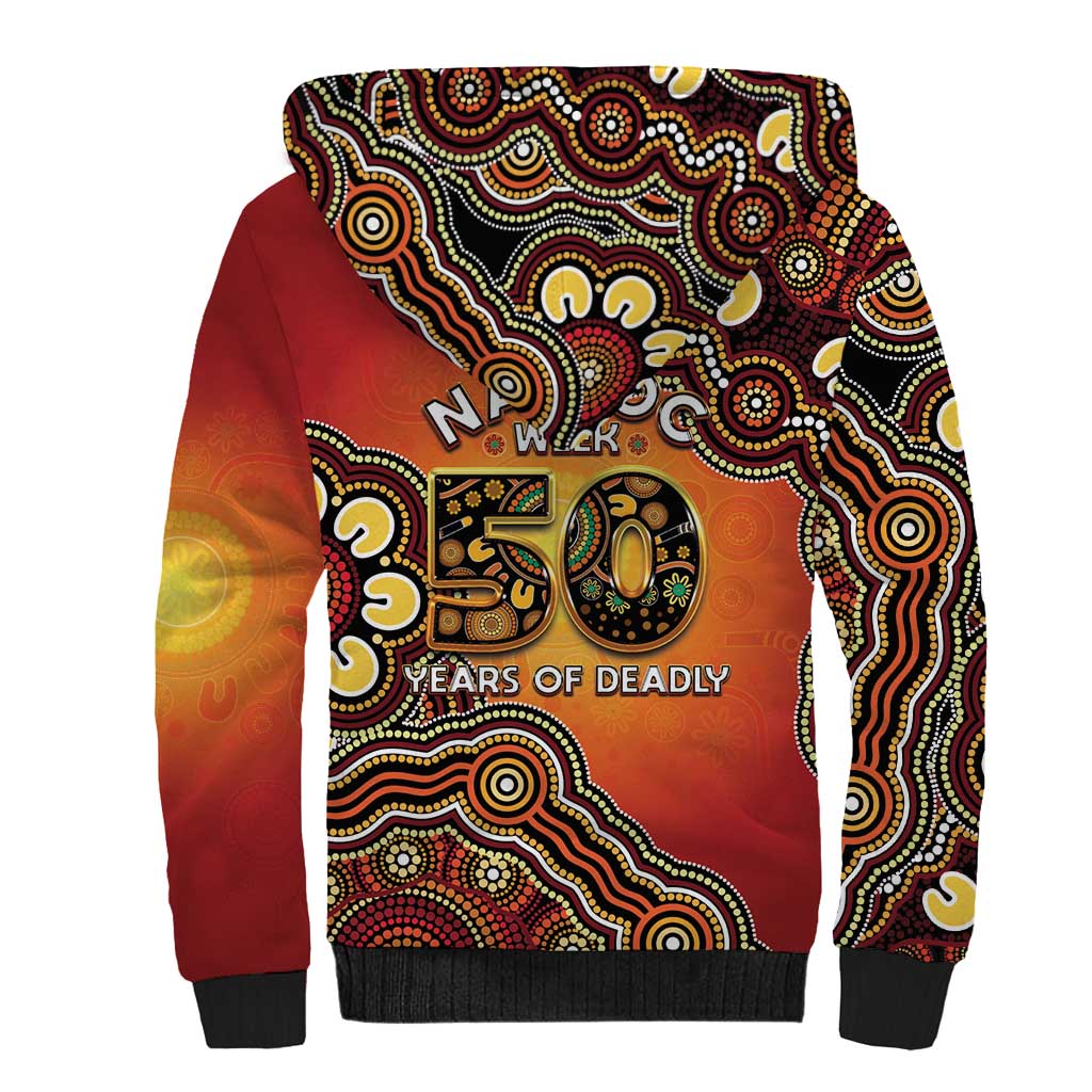 Australia Indigenous NAIDOC Week 2026 Sherpa Hoodie 50 Years Of Deadly