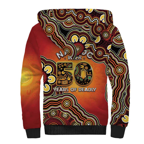 Australia Indigenous NAIDOC Week 2026 Sherpa Hoodie 50 Years Of Deadly