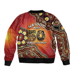 Australia Indigenous NAIDOC Week 2026 Sleeve Zip Bomber Jacket 50 Years Of Deadly