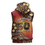 Australia Indigenous NAIDOC Week 2026 Sleeveless Hoodie 50 Years Of Deadly